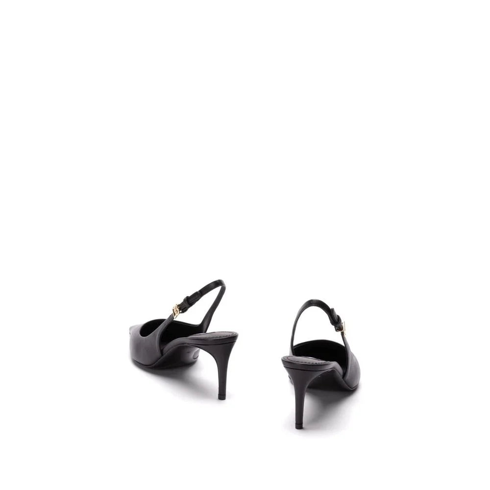 Dolce & Gabbana Black Calfskin Pumps - EU36.5/US6.5
