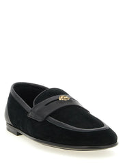 Dolce & Gabbana Black Calfskin Slip-On Loafers - EU 42 | US 9