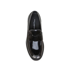 Dolce & Gabbana Black Calfskin Slip-On Loafers - EU39/US6