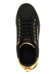 Dolce & Gabbana Black Calfskin Sneakers