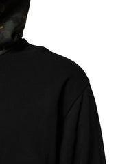 Dolce & Gabbana Black Camouflage Hooded Sweatshirt Sweater - IT46 | S - Hoodies