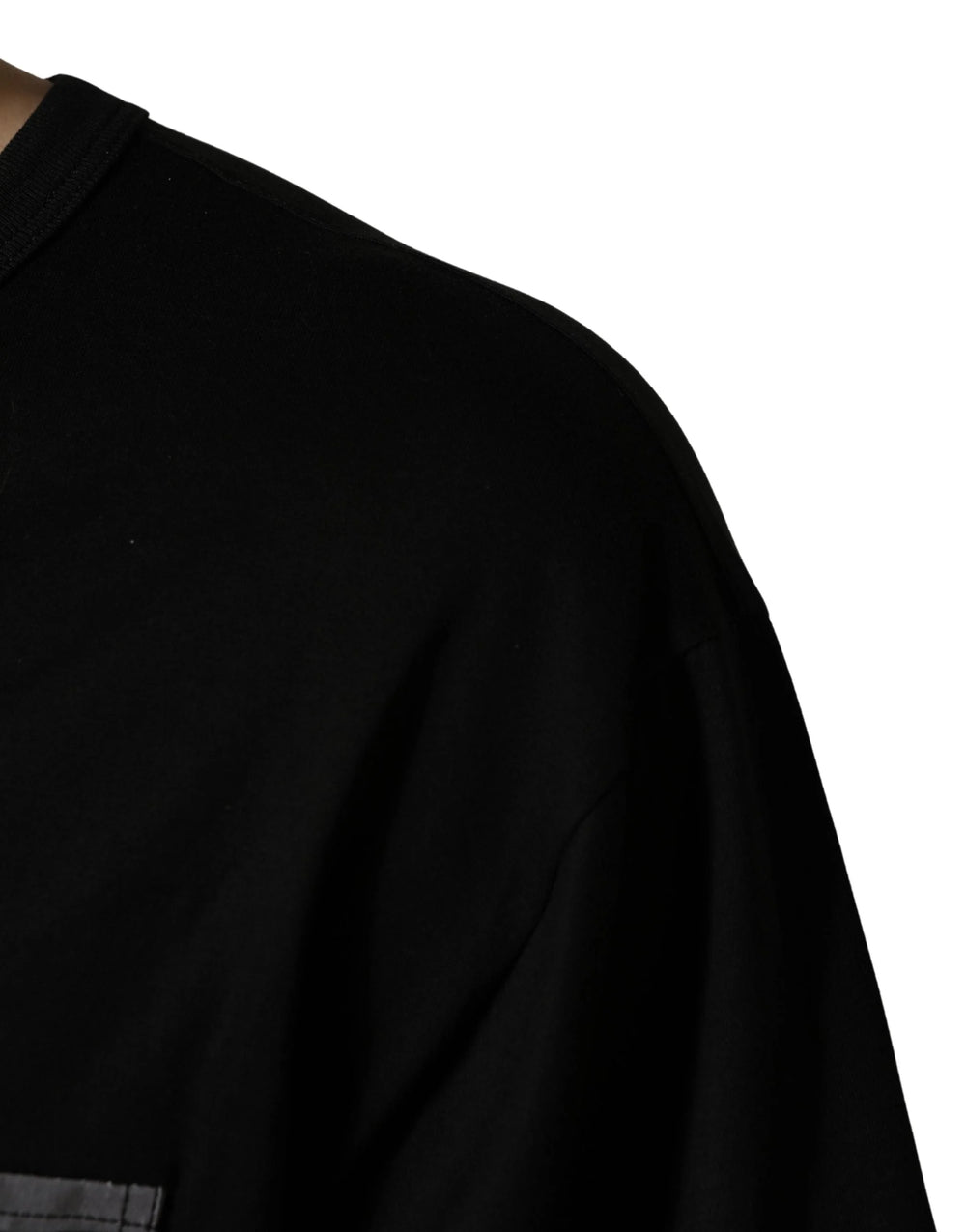 Dolce & Gabbana Black Camouflage Pocket Oversized T-shirt - IT48 | M