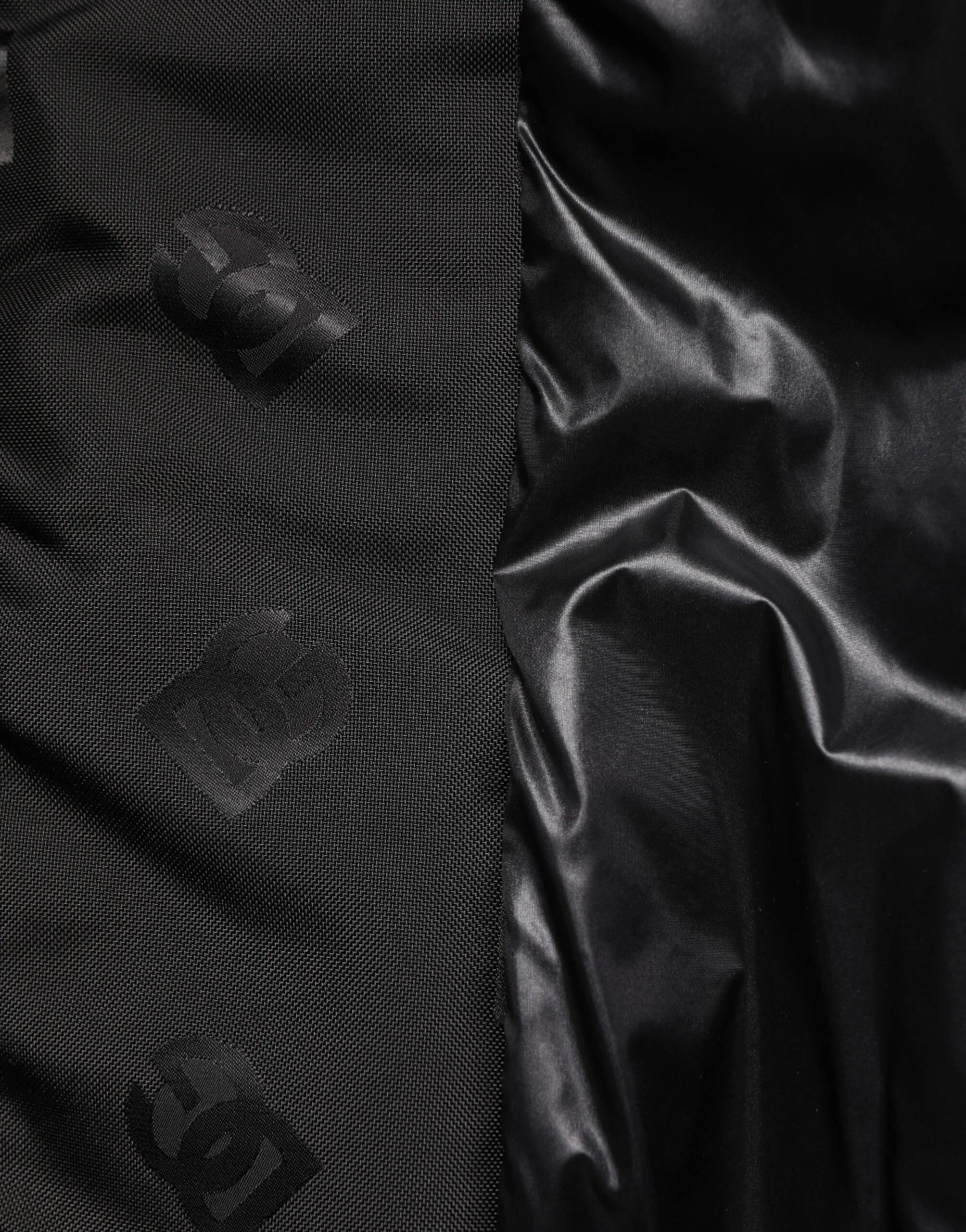 Dolce & Gabbana Black Cargo Windbraker Logo Mania Jacket - IT58 | 3XL - Windbreakers