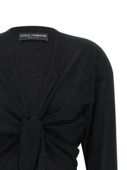 Dolce & Gabbana Black Cashmere Cardigan