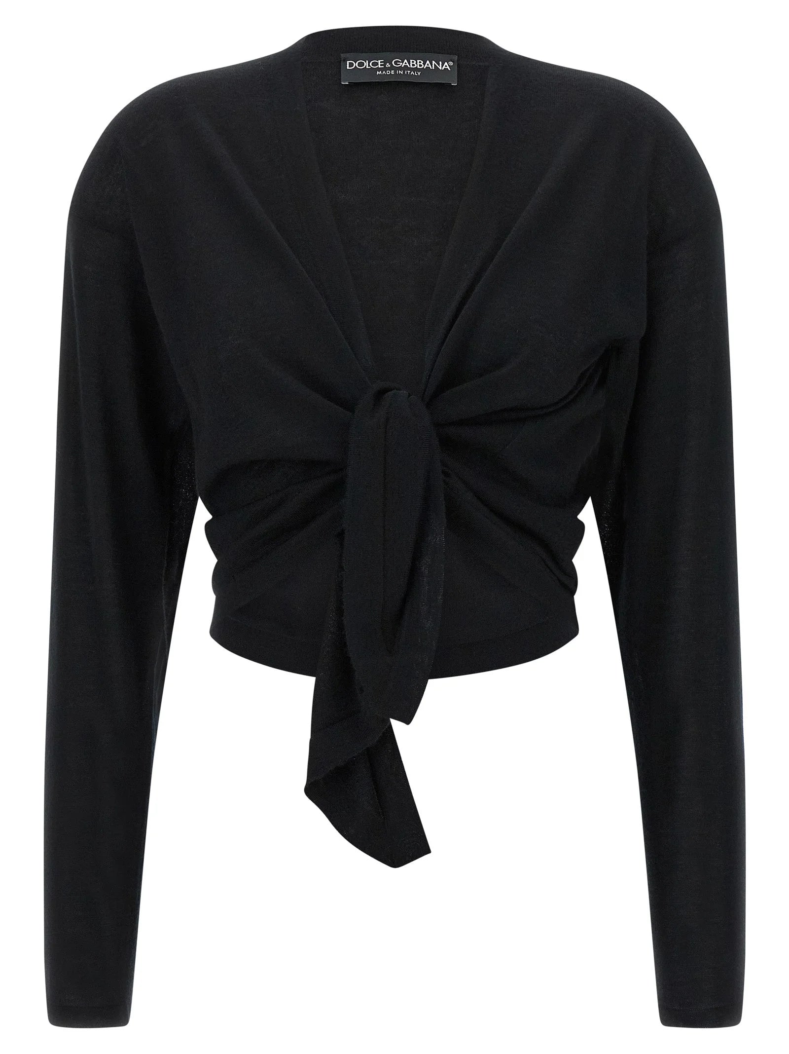 Dolce & Gabbana Black Cashmere Cardigan