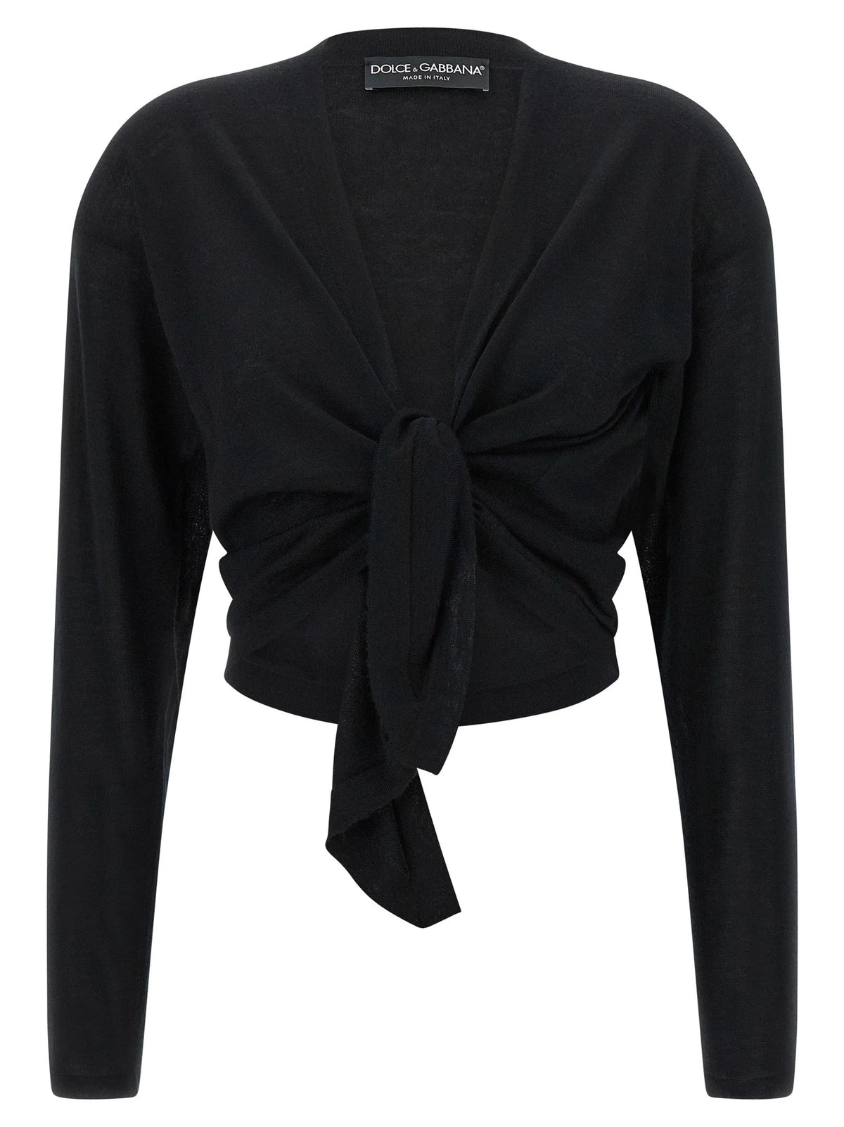 Dolce & Gabbana Black Cashmere Cardigan