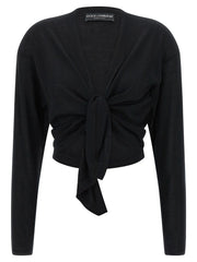 Dolce & Gabbana Black Cashmere Cardigan
