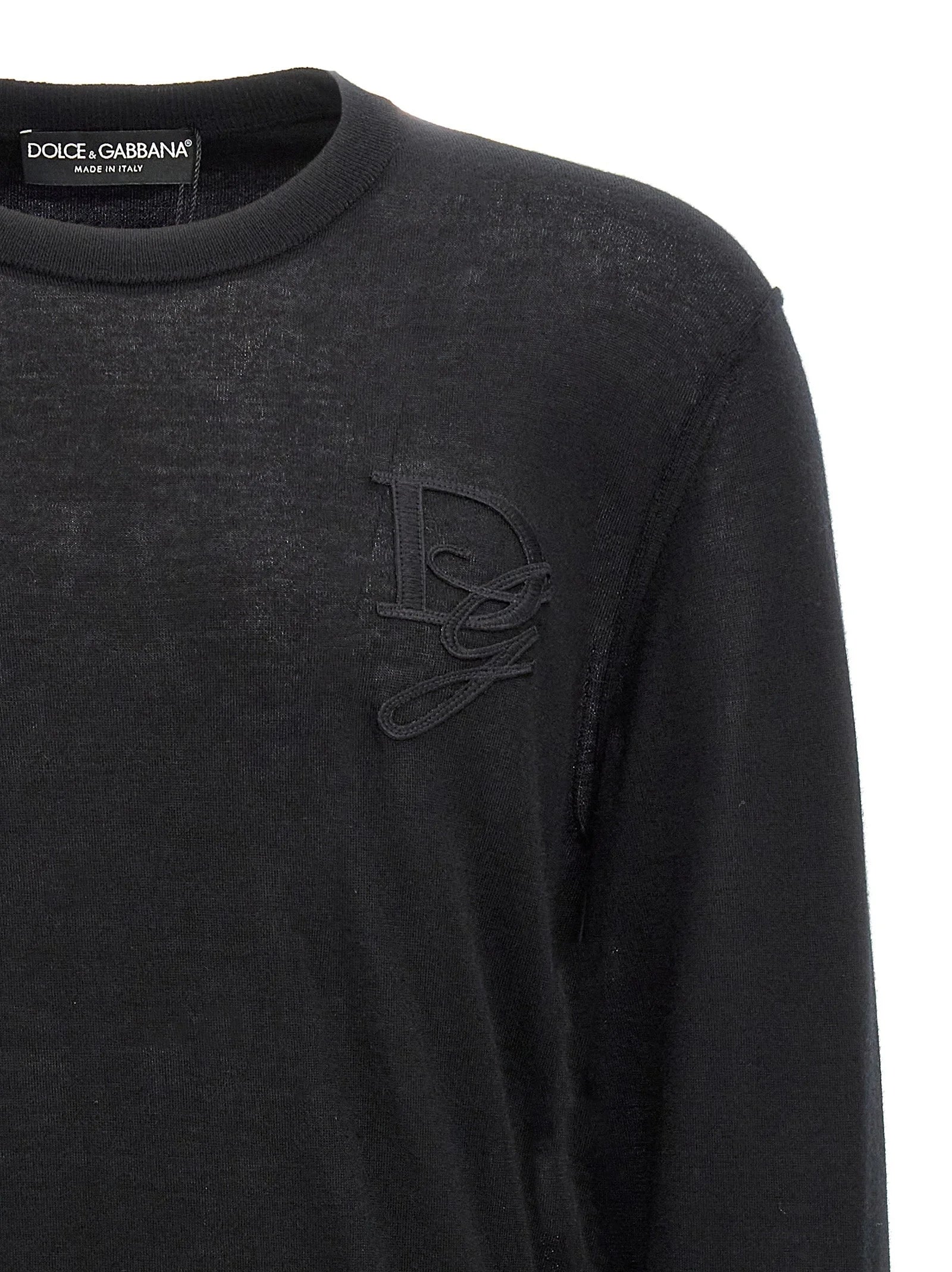 Dolce & Gabbana Black Cashmere Cardigan - IT50 | L