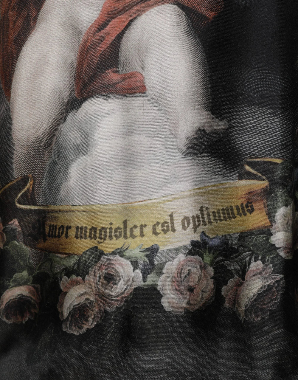 Dolce & Gabbana Black Cashmere Cherub Print Baroque Sweater - IT48 | M - Sweaters