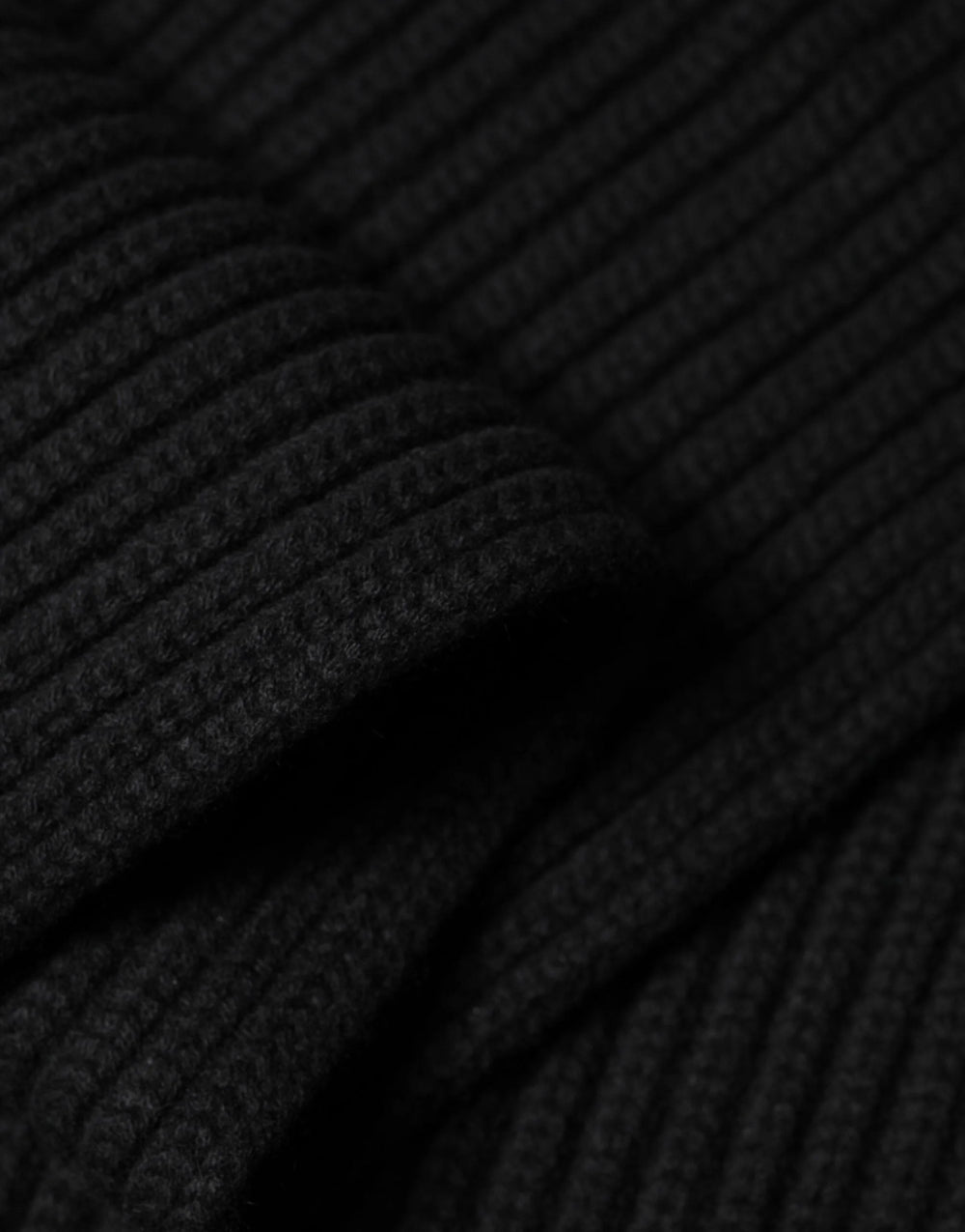 Dolce & Gabbana Black Cashmere Knit Neck Wrap Shawl 202cm x 26cm Scarf