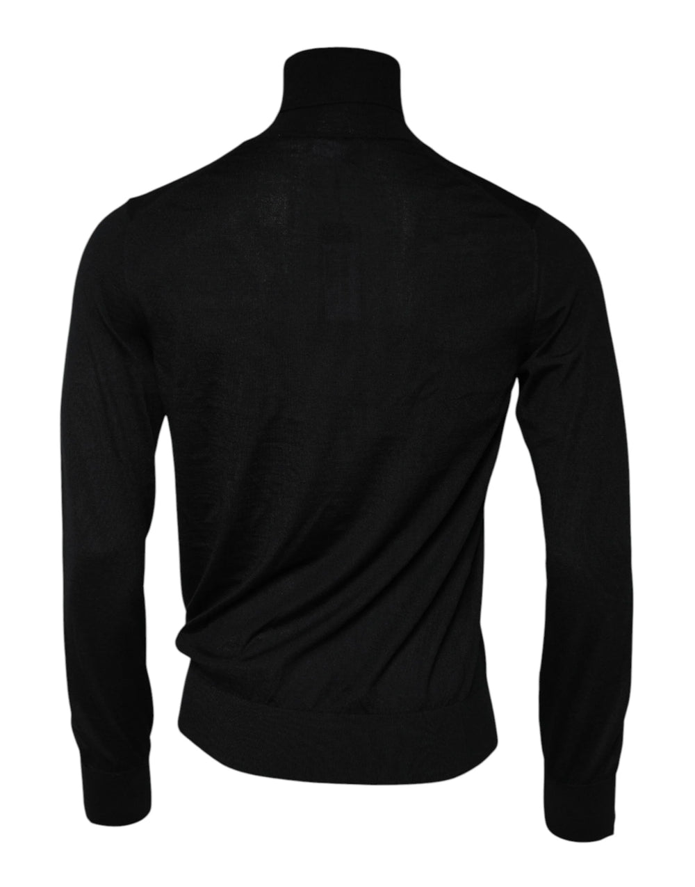 Dolce & Gabbana Black Cashmere Knitted Men Pullover Sweater - IT48 | M - Sweaters
