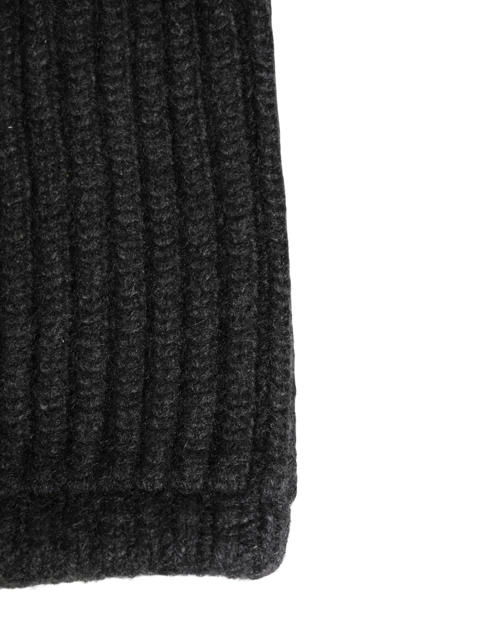 Dolce & Gabbana Musta Cashmere Neulottu Miesten Talvi Kaulalämmitin - Kaulahuivit