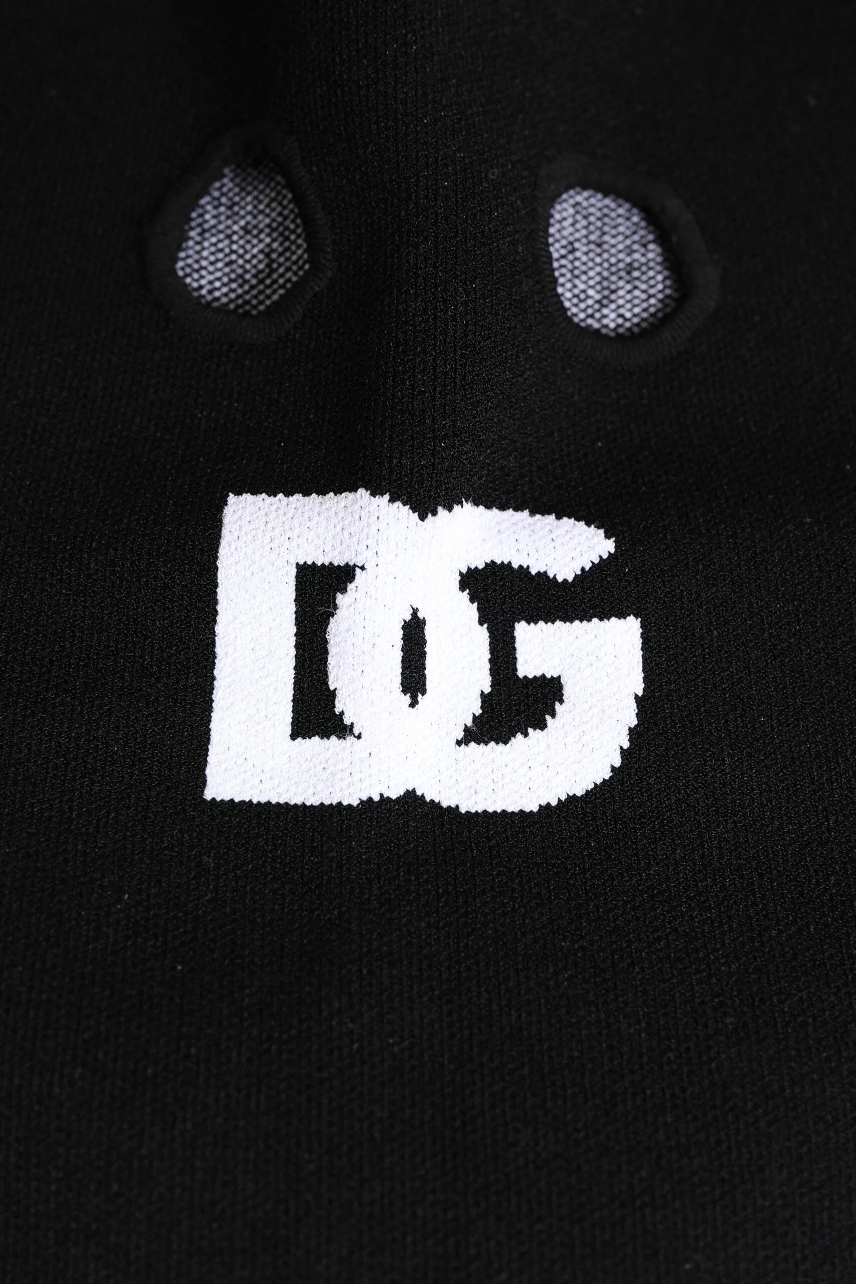 Dolce & Gabbana Black Cashmere Knitted Ski Mask Balaclava Hat - Balaclavas