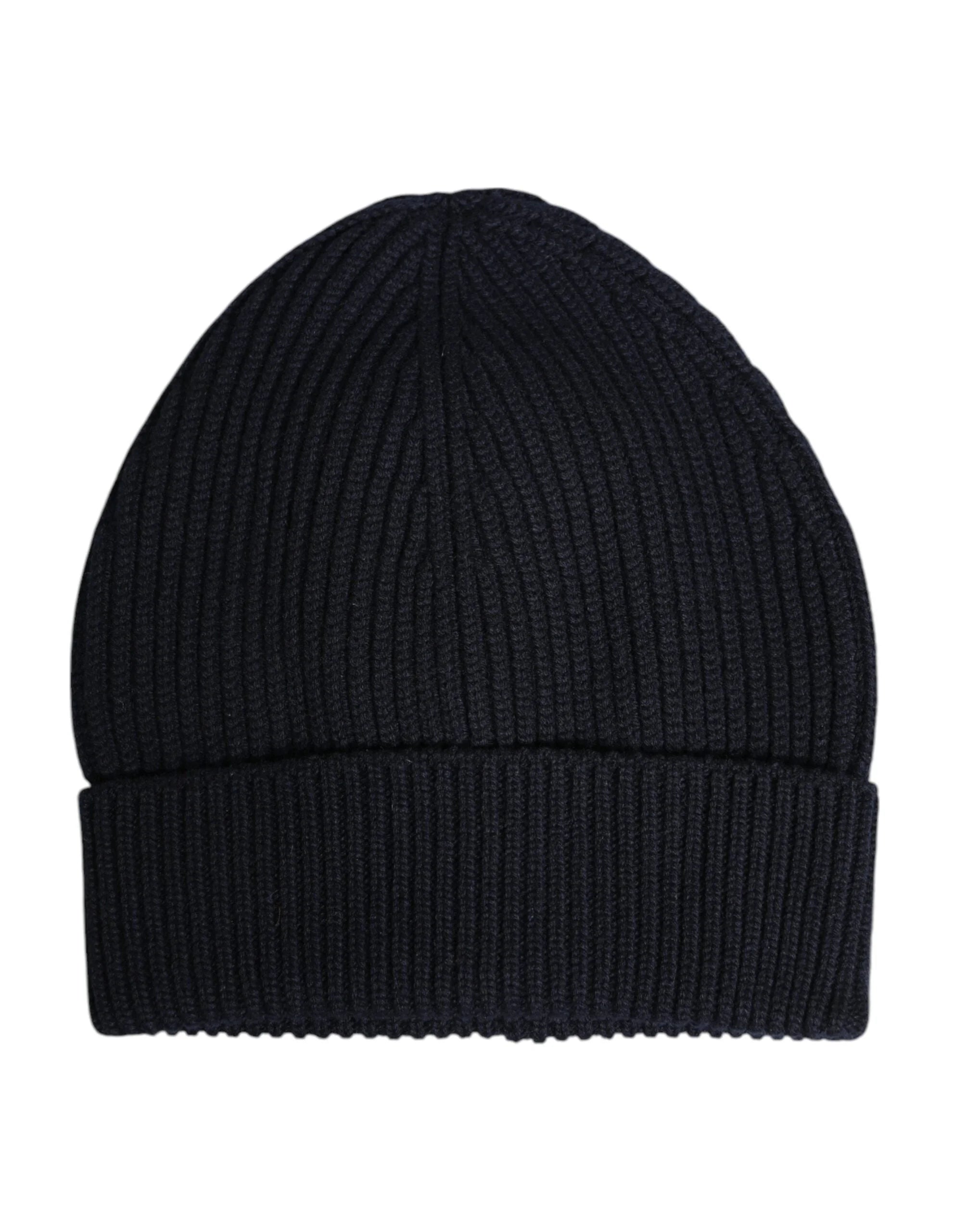 Dolce & Gabbana Black Cashmere Knitted Winter Beanie Hat - Beanies