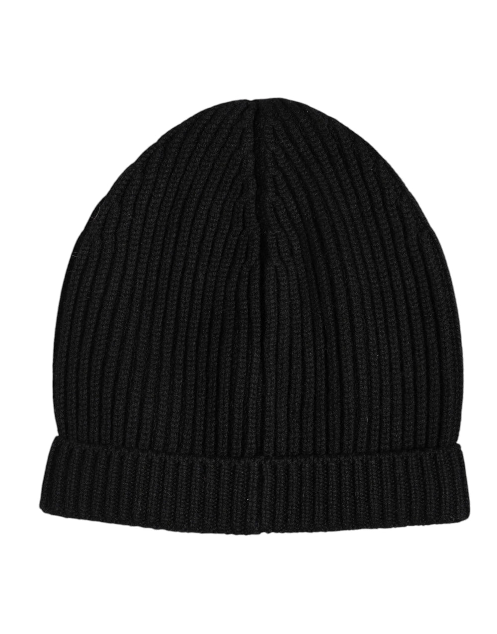 Dolce & Gabbana Black Cashmere Knitted Winter Beanie Hat - Beanies