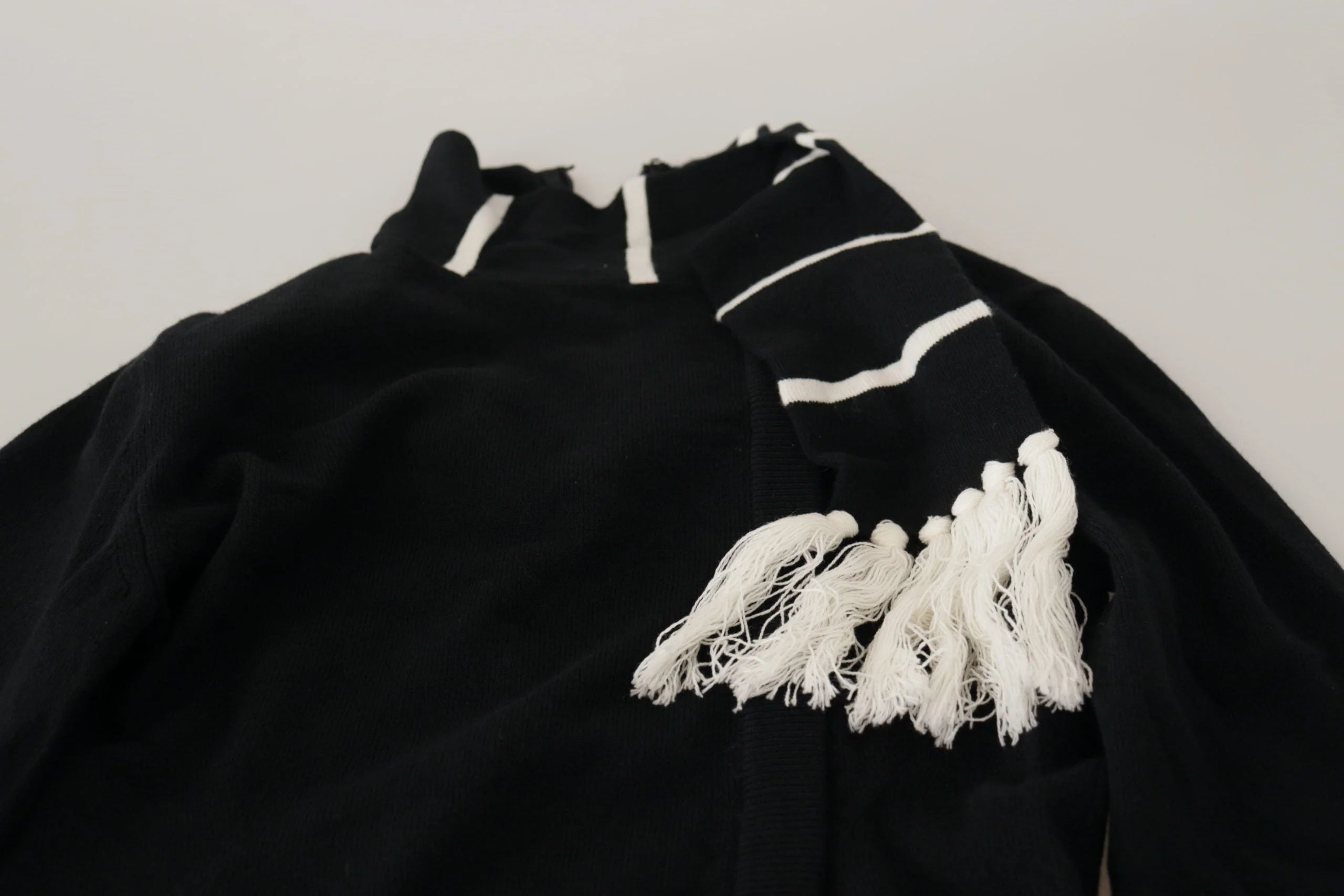 Dolce & Gabbana Black Cashmere Turtleneck Pullover Sweater - IT38|XS - Sweaters