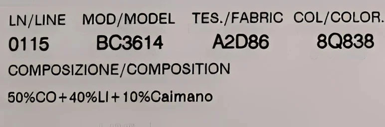 Dolce & Gabbana Black Cayman Linen Leather Belt - Belts