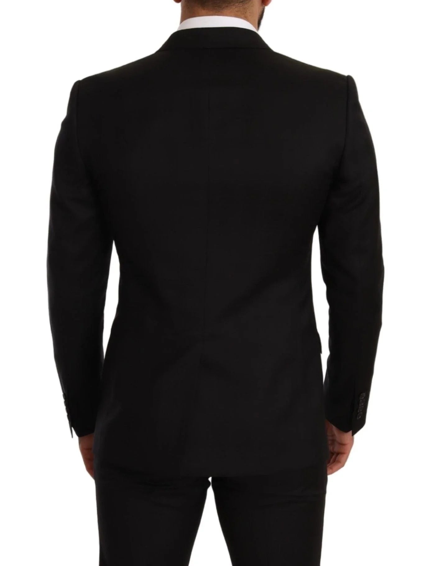 Dolce & Gabbana Black Check MARTINI SLIM FIT 2 Piece Suit - IT44 | XS - Pant Suits