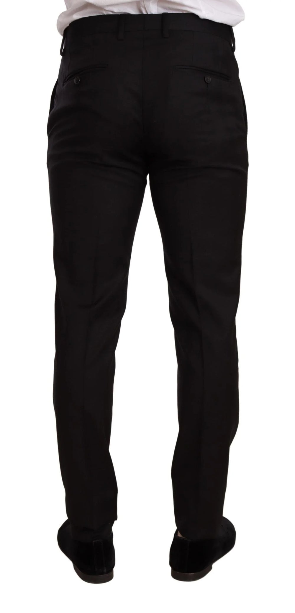 Dolce & Gabbana Black Check MARTINI SLIM FIT 2 Piece Suit - IT44 | XS - Pant Suits