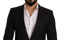 Dolce & Gabbana Black Check MARTINI SLIM FIT 2 Piece Suit - IT44 | XS - Pant Suits