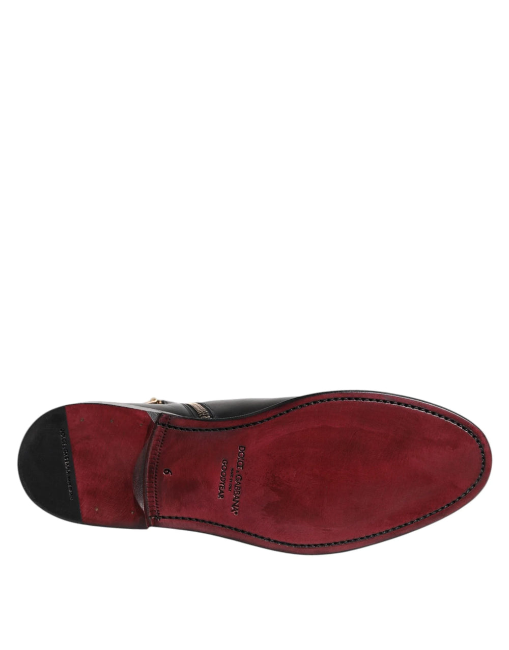 Dolce & Gabbana Black Chelsea Leather Mid Calf Boots Shoes - Boots