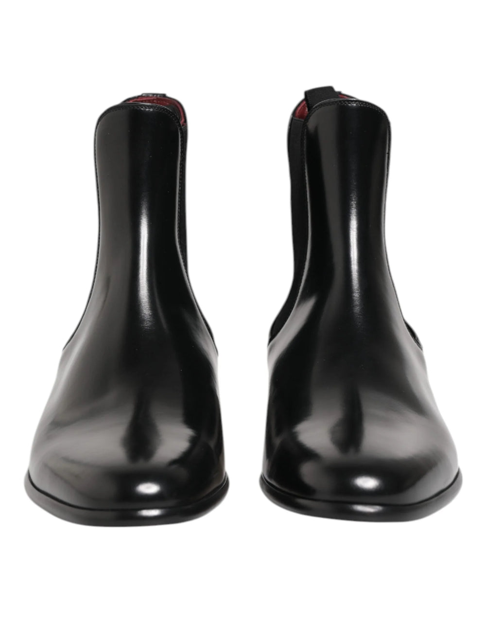 Dolce & Gabbana Black Chelsea Slip On Mid Calf Boots Shoes - Boots