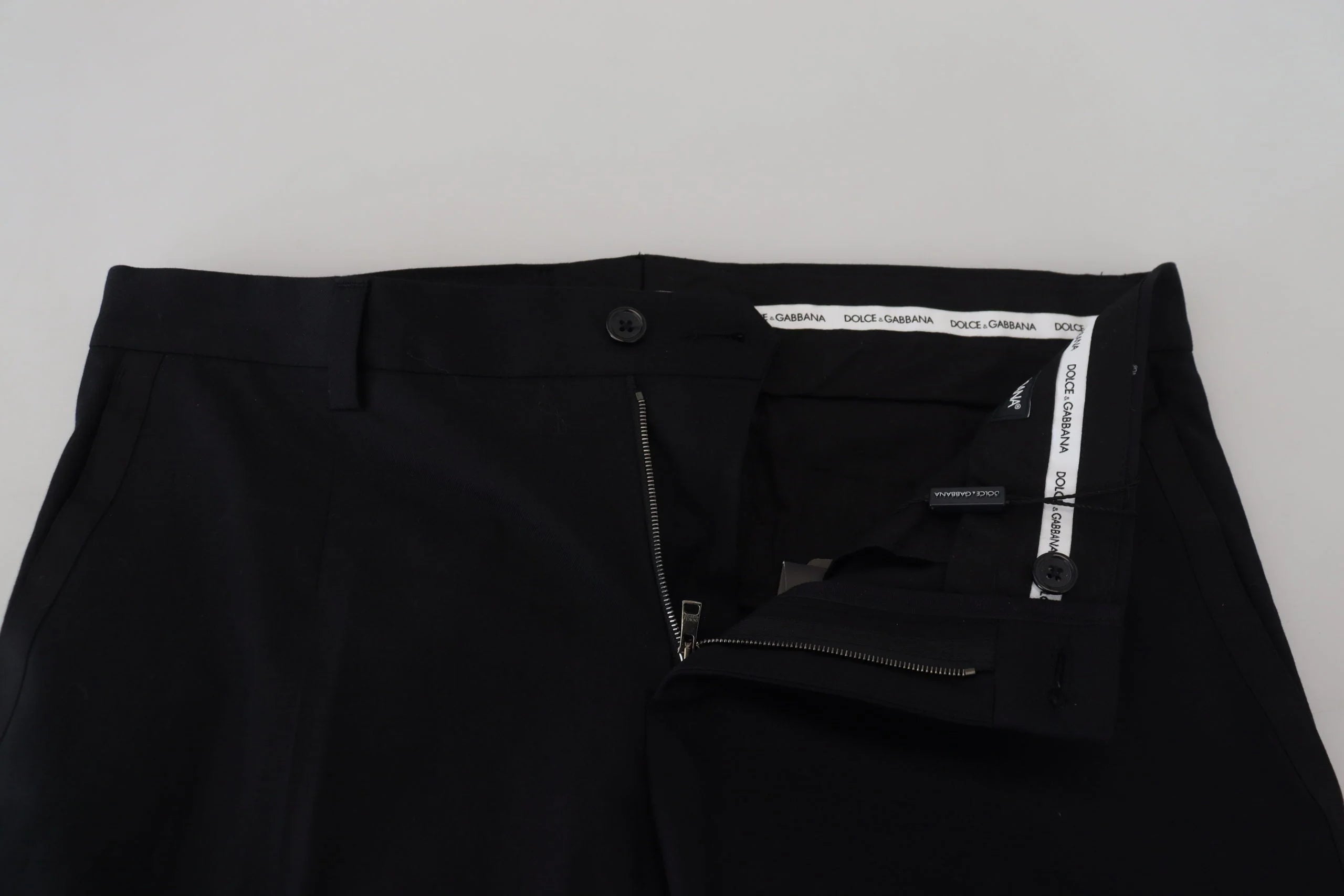 Dolce & Gabbana Black Chino Formal Cotton Pants - IT46 | S - Chinos