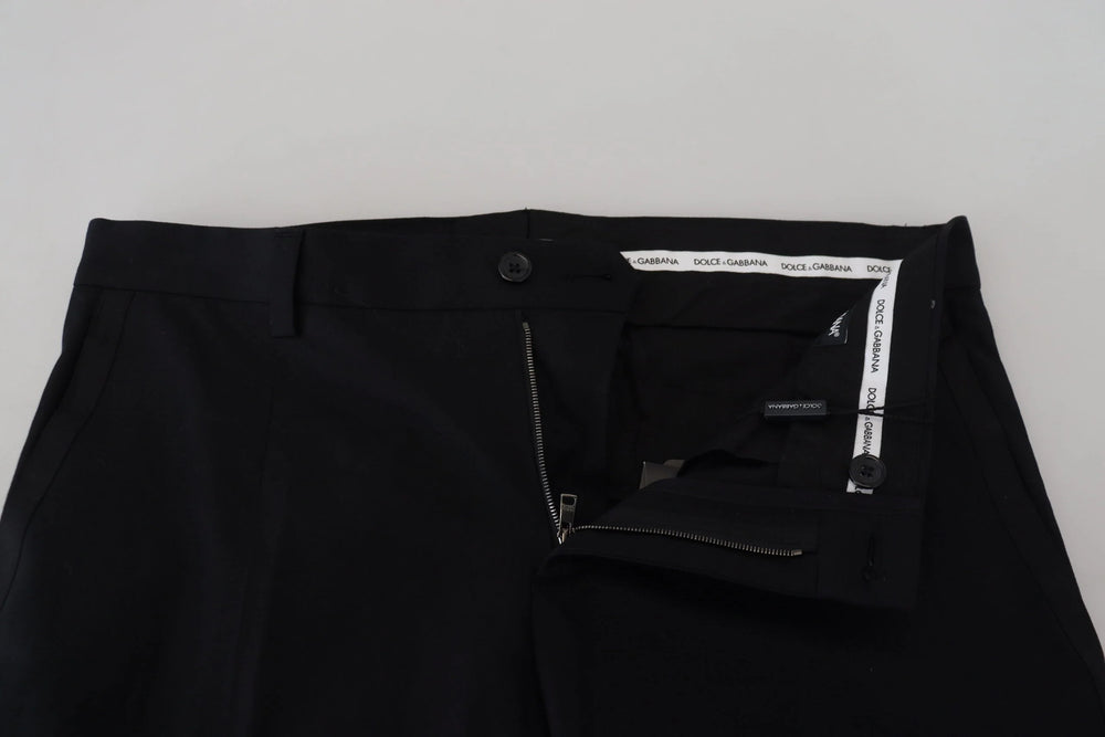 Dolce & Gabbana Black Chino Formal Cotton Pants - IT46 | S - Chinos