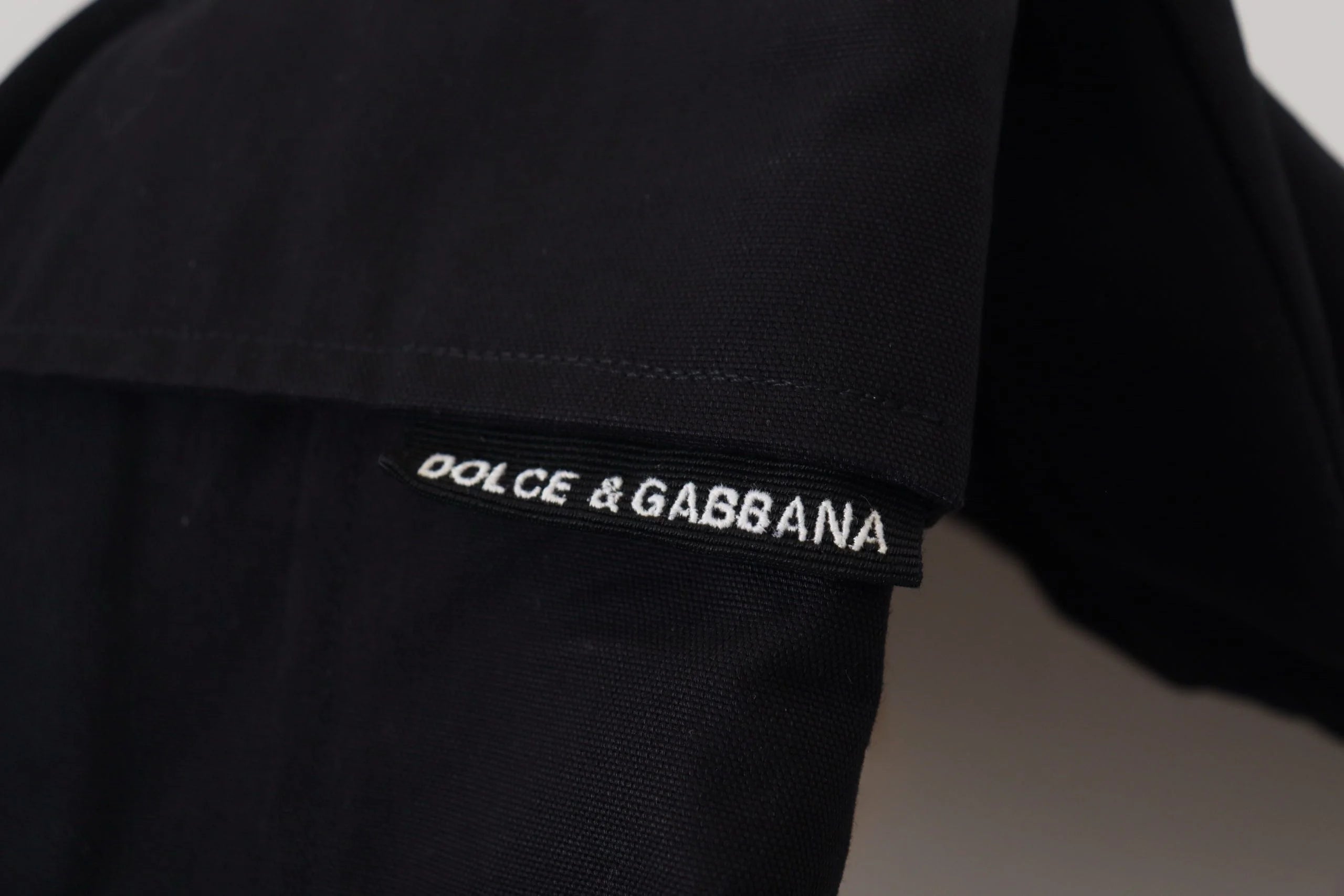 Dolce & Gabbana Black Cotton Bermuda Cargo Shorts - IT44 | S - Bermudas