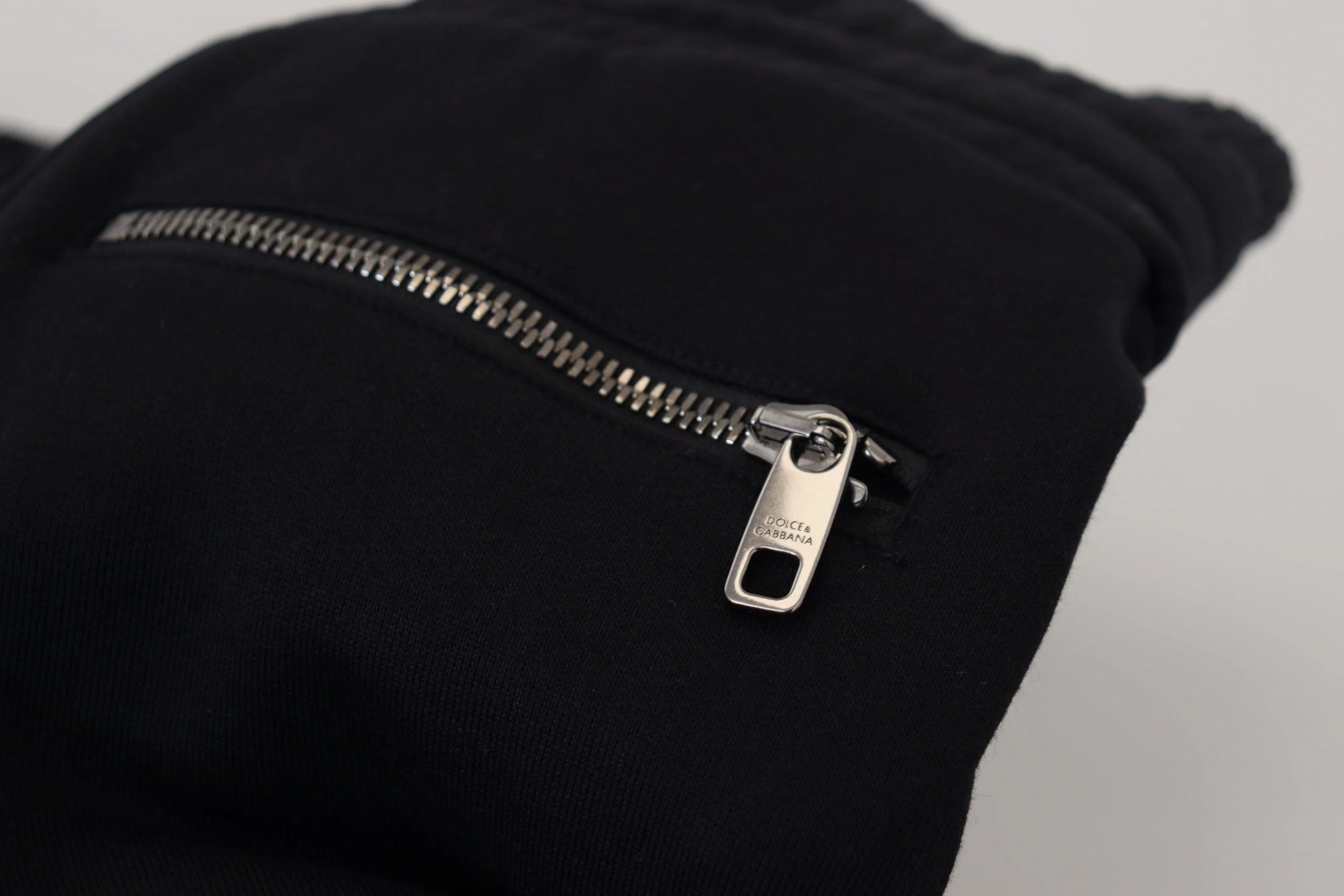 Dolce & Gabbana Black Cotton Bermuda Cargo Shorts - IT44 | S - Bermudas