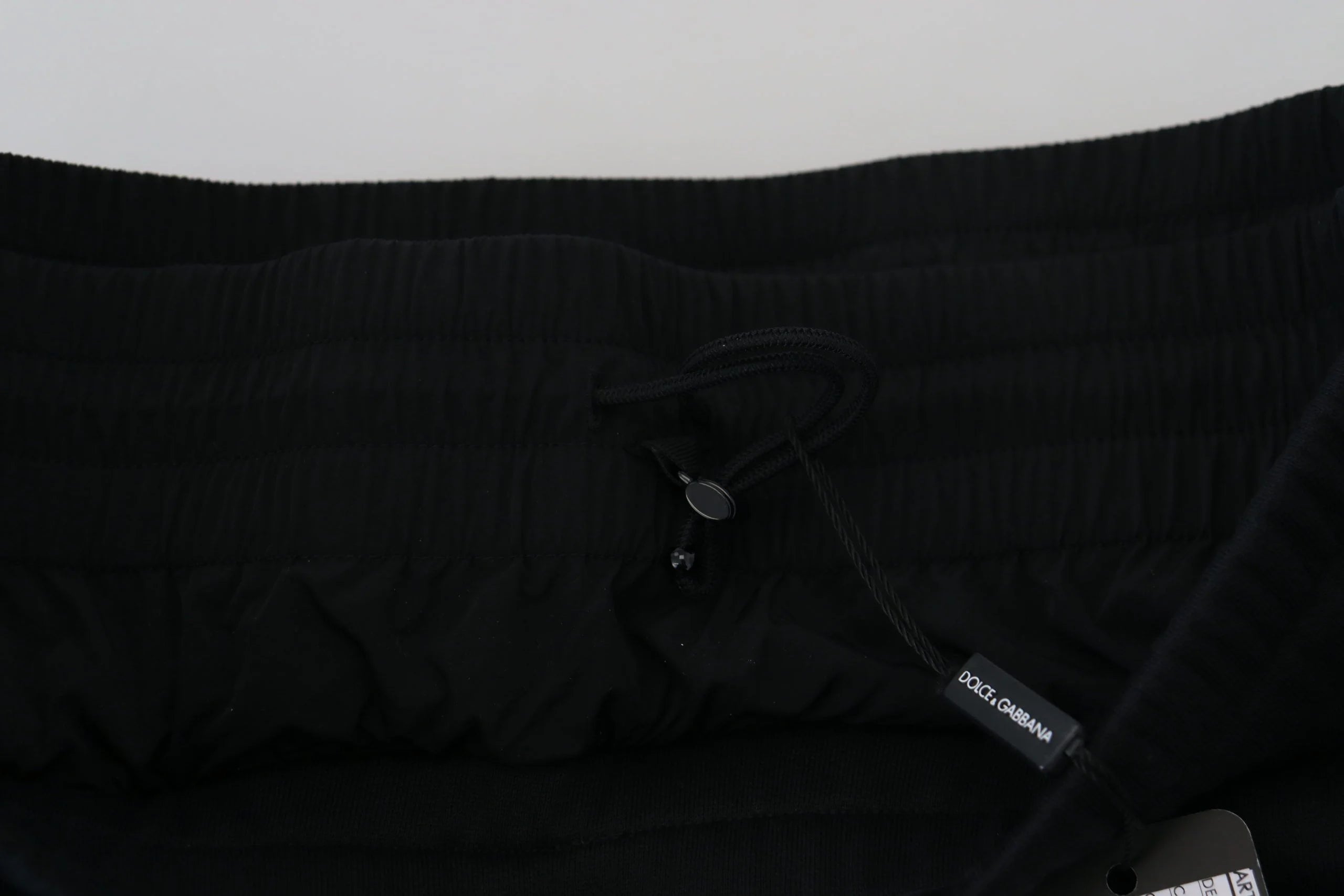 Dolce & Gabbana Black Cotton Bermuda Cargo Shorts - IT44 | S - Bermudas