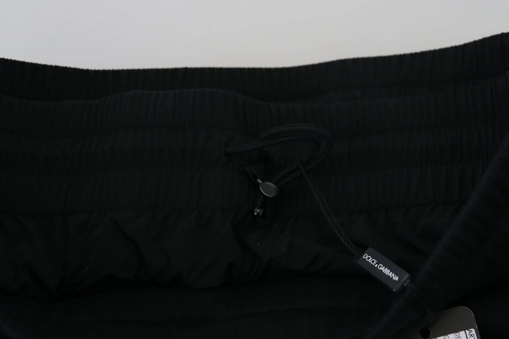 Dolce & Gabbana Black Cotton Bermuda Cargo Shorts - IT44 | S - Bermudas