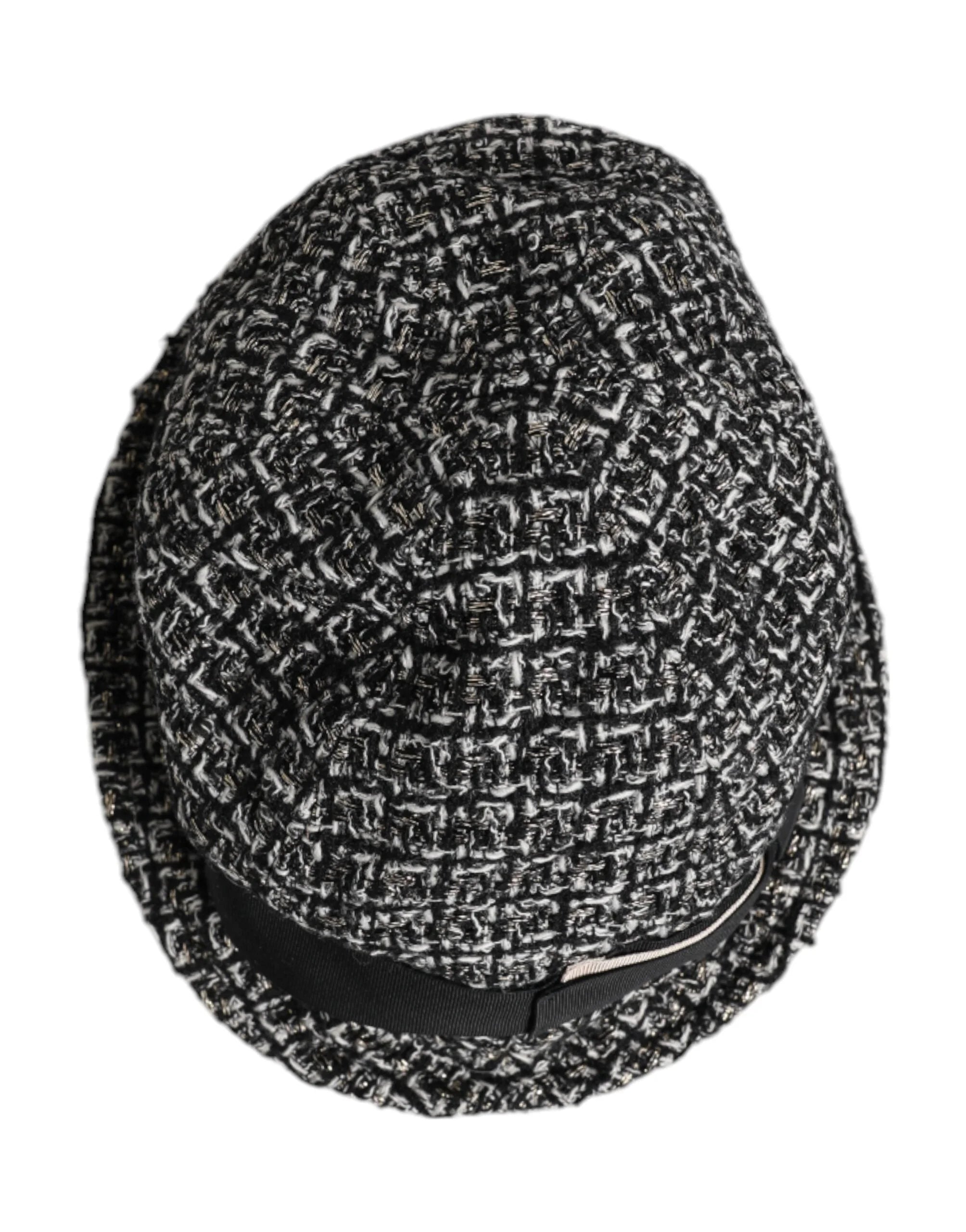 Dolce & Gabbana Black Cotton Blend Bucket Hat - 57 cm|S - Bucket Hats