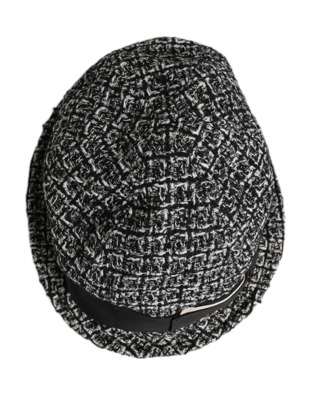 Dolce & Gabbana Black Cotton Blend Bucket Hat - 57 cm|S - Bucket Hats