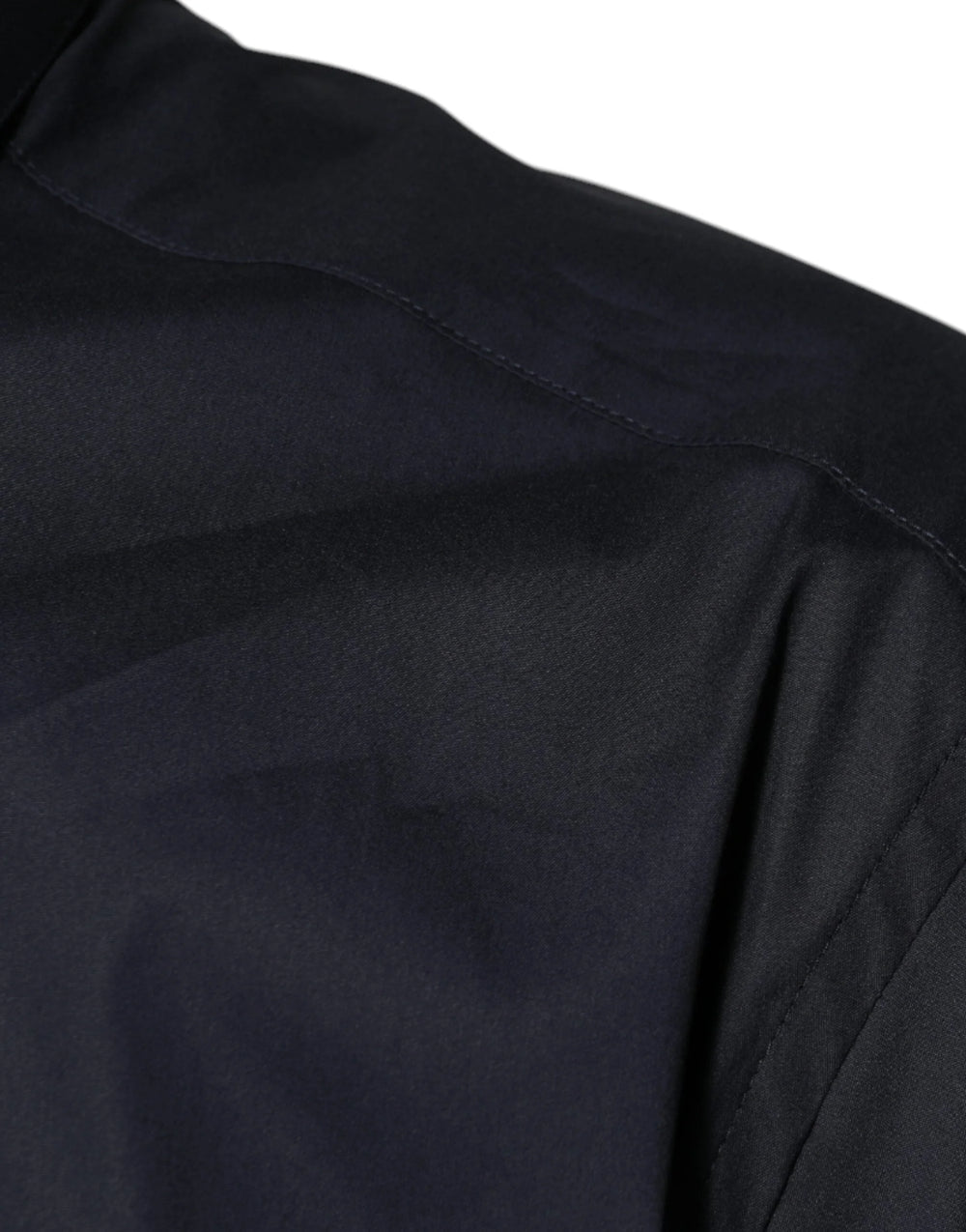 Dolce & Gabbana Black Cotton Blend Formal GOLD Dress Shirt - Shirts