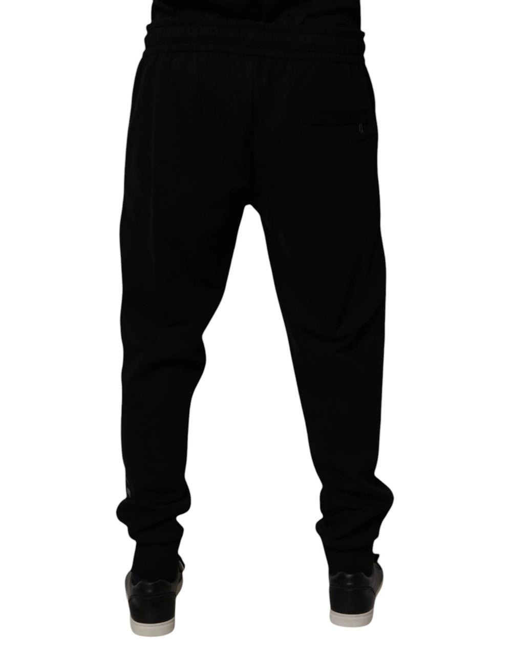 Dolce & Gabbana Black Cotton Blend Jogger Sweatpants Pants - IT52 | XL - Joggers