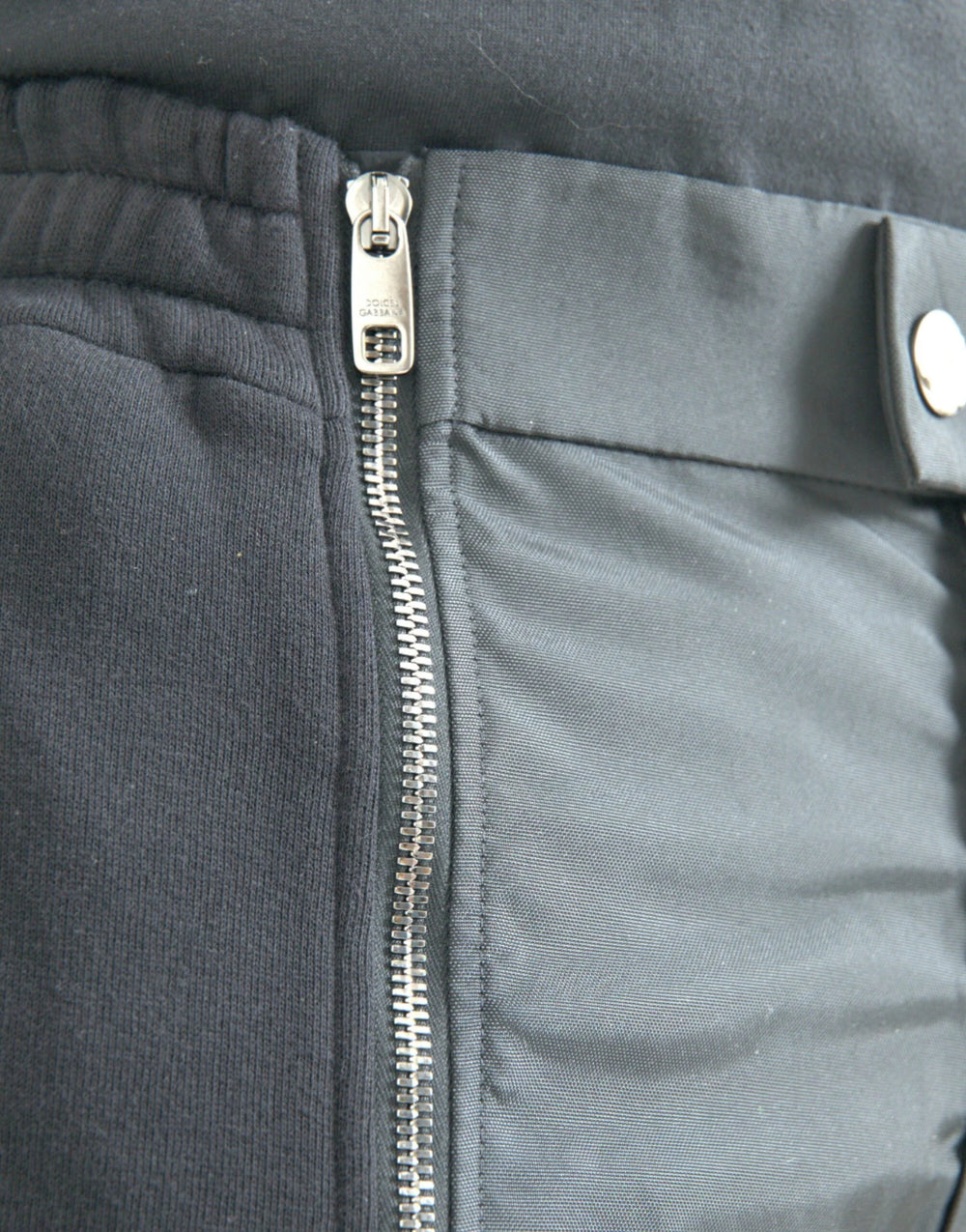 Dolce & Gabbana Black Cotton Blend Skinny Pants - IT48 | M - Trousers