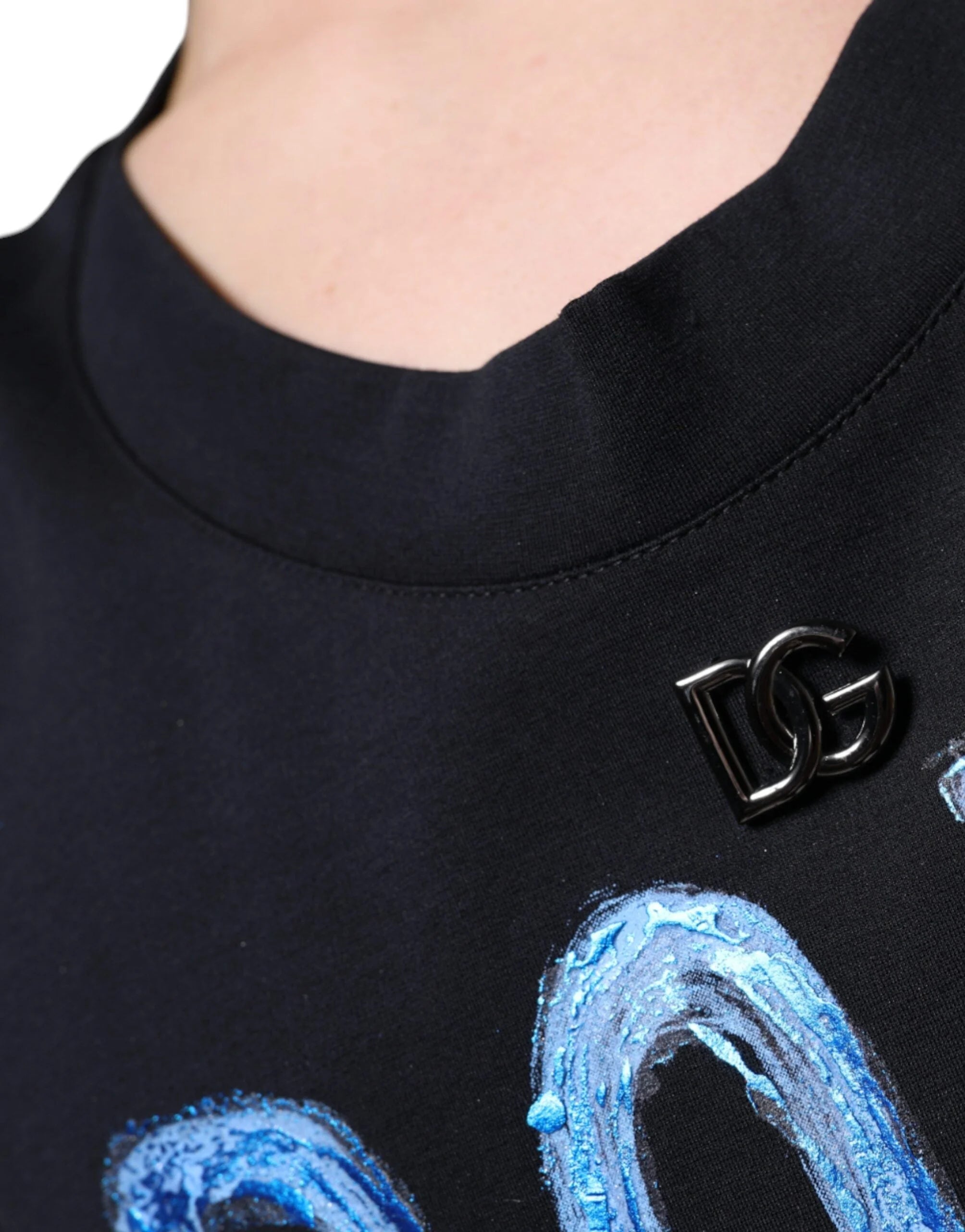 Dolce & Gabbana Black Cotton Born To Be Free Sleeveless T-shirt - IT52 | XL - Tank Tops