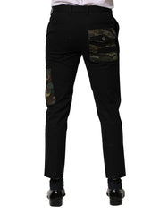 Dolce & Gabbana Black Cotton Cargo Dress Men Pants - IT46 | S - Cargo Pants