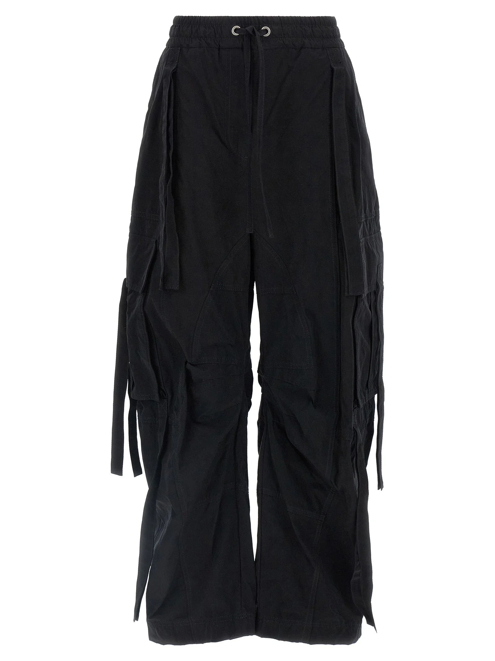 Dolce & Gabbana Black Cotton Cargo Pants