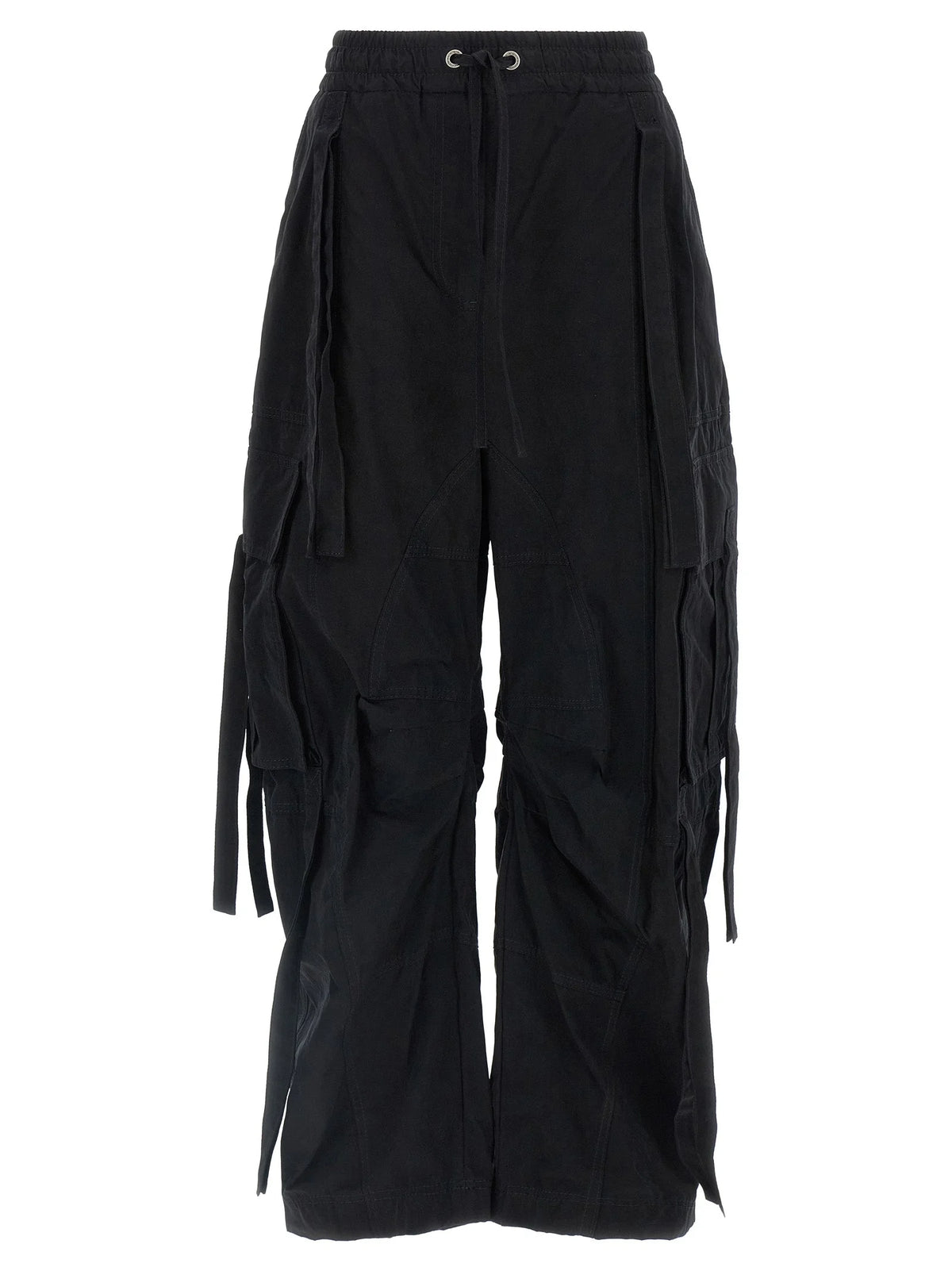 Dolce & Gabbana Black Cotton Cargo Pants