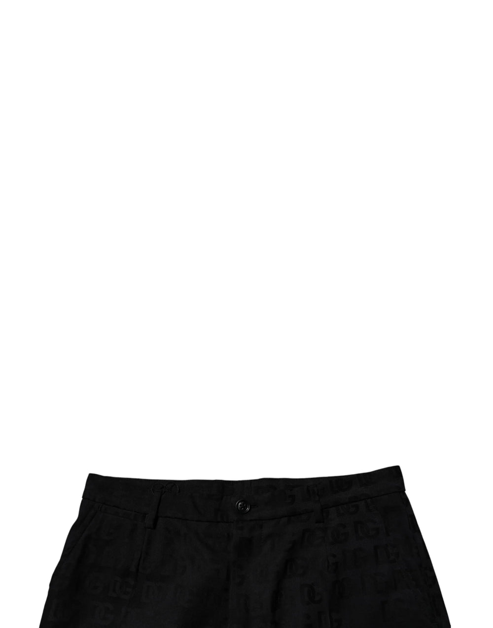 Dolce & Gabbana Black Cotton Casual Mid Waist Chino Shorts - IT48 | M - Chino Shorts