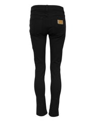 Dolce & Gabbana Black Cotton Casual Skinny Denim Jeans - IT36|XXS