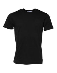 Dolce & Gabbana Black Cotton Crew Neck Short Sleeves T-shirt - IT50 | L - T-Shirts