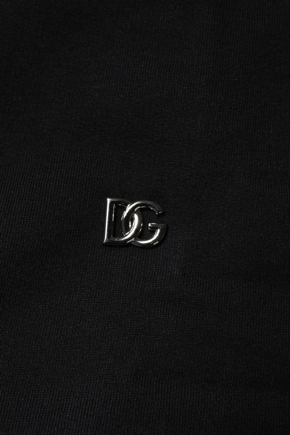 Dolce & Gabbana Black Cotton Crew Neck Sweatshirt Sweater - IT38 | XS - Sweatshirts