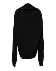 Dolce & Gabbana Black Cotton Crew Neck Sweatshirt Sweater - IT38 | XS - Sweatshirts