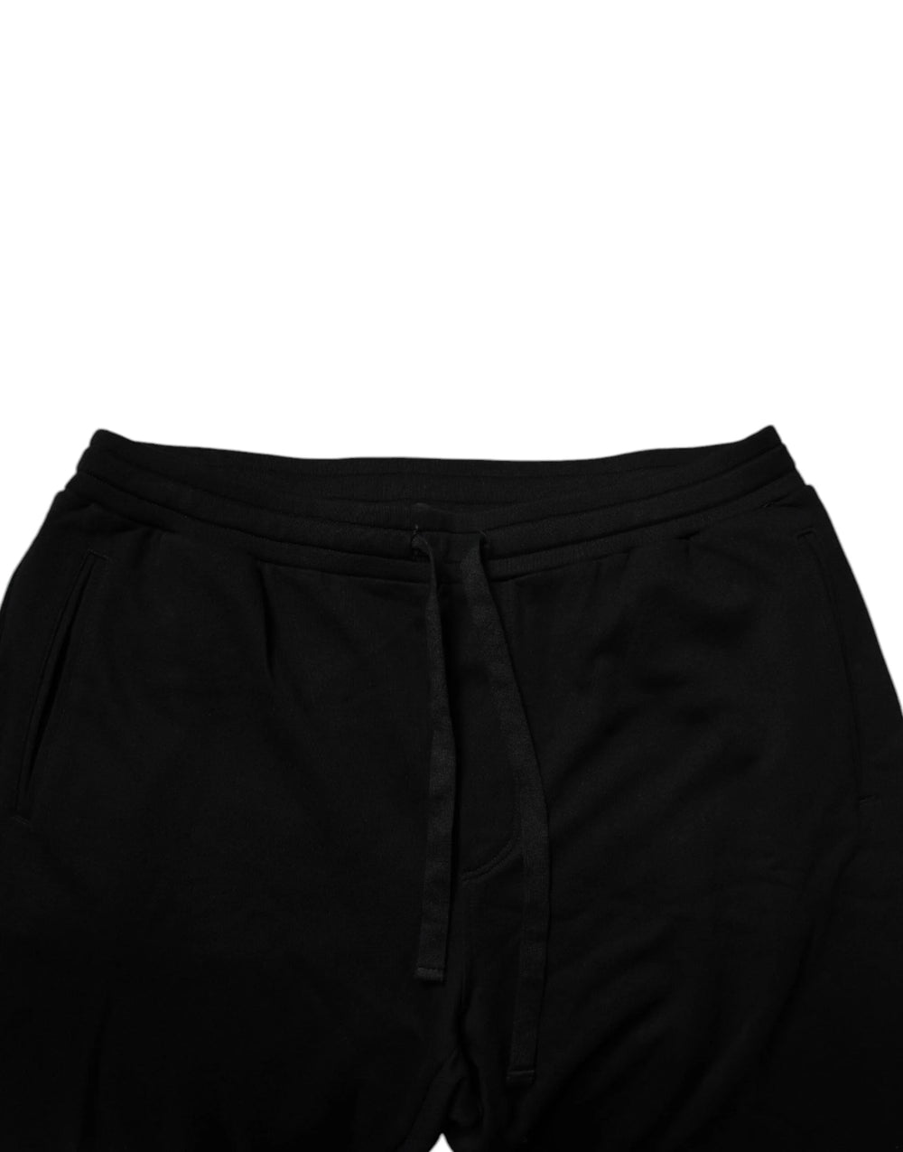 Dolce & Gabbana Black Cotton Crown Logo Jogger Pants - IT58 | 3XL - Joggers