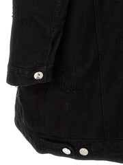 Jachetă Dolce & Gabbana neagră din denim de bumbac - IT42