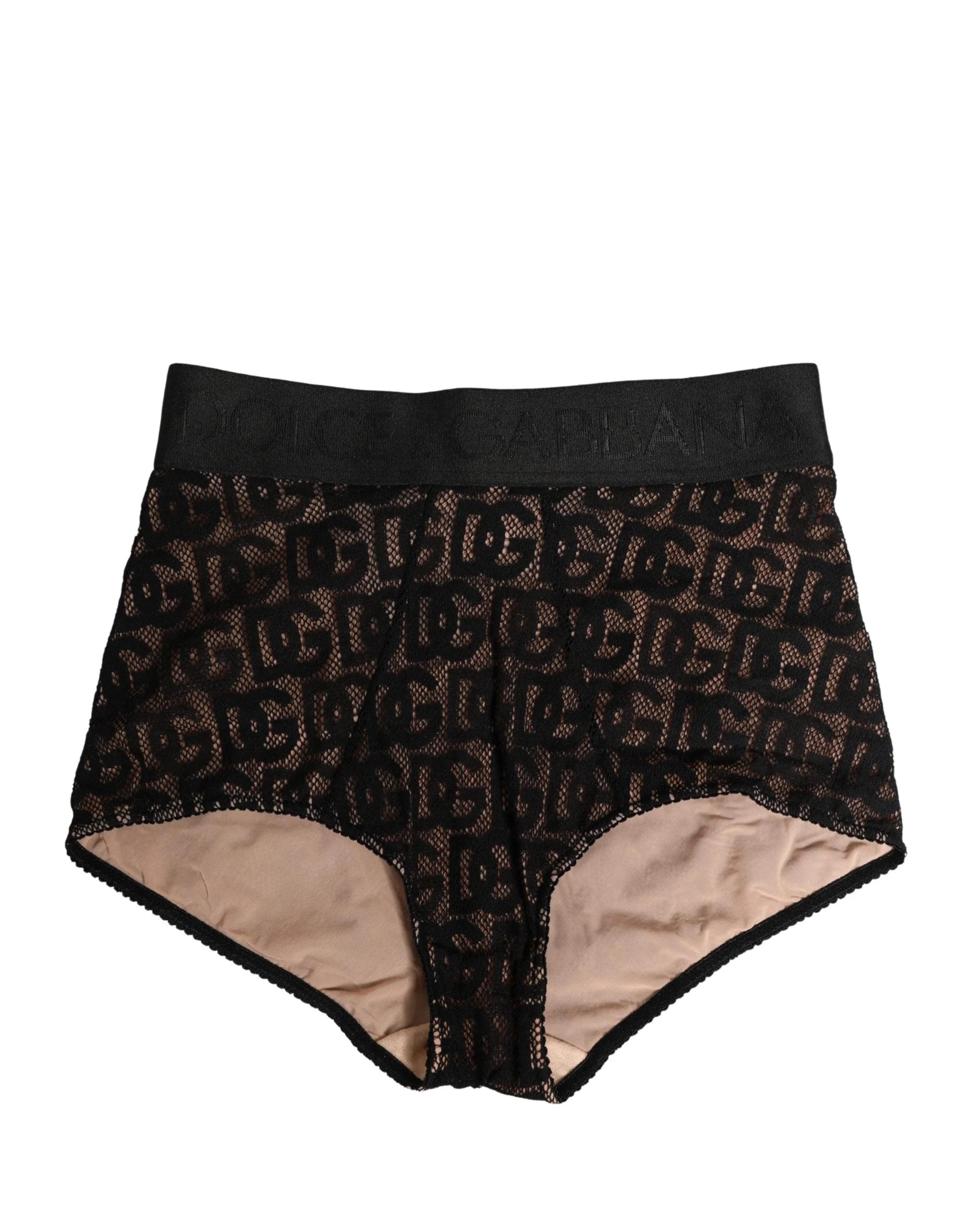 Dolce & Gabbana fekete pamut DG logós magas derekú deréktámaszos alsónadrág - IT2 | S