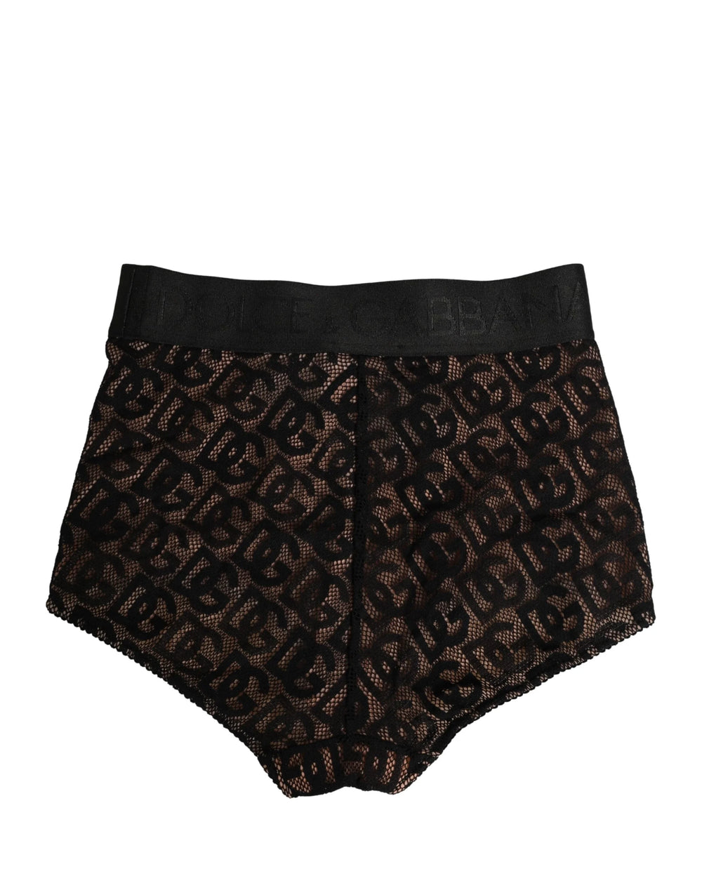 Dolce & Gabbana fekete pamut DG logós magas derekú deréktámaszos alsónadrág - IT2 | S